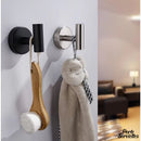 Crochet porte serviette acier inoxydable