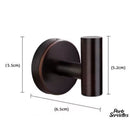 Crochet porte serviette acier inoxydable