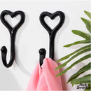 Crochet porte serviette coeur