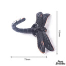 Crochet porte serviette libellule