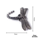 Crochet porte serviette libellule