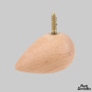 Crochet porte serviette mural bois salle bain