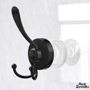 Crochet porte serviette mural chrome