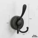 Crochet porte serviette mural chrome