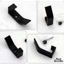 Crochet porte serviette noir