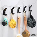 Crochet porte serviette noir