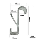 Crochet porte serviette radiateur