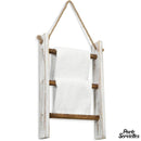 Echelle porte serviette bois