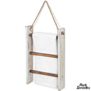 Echelle porte serviette bois