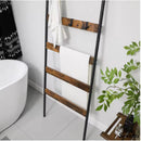 Echelle porte serviette noir