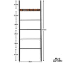 Echelle porte serviette noir