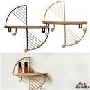 Etagere fer forgé porte serviette