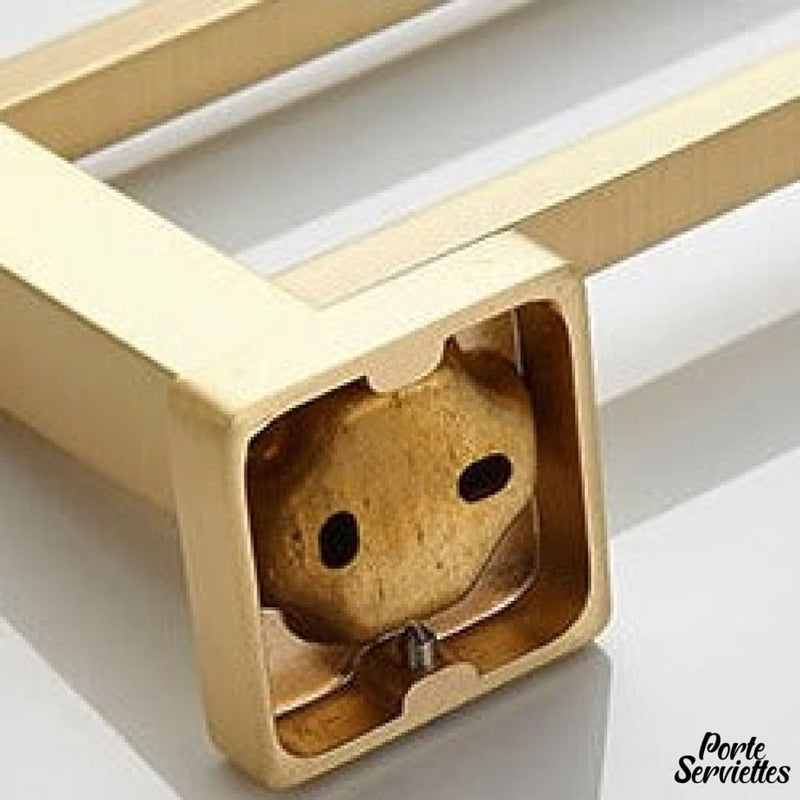 Etagere murale avec porte serviette