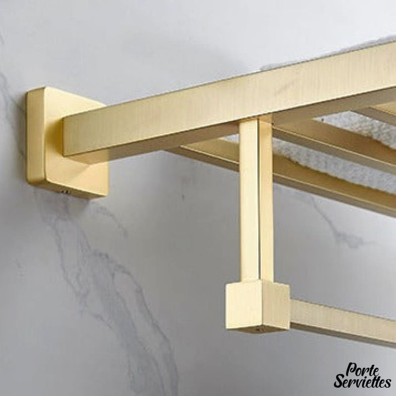 Etagere murale avec porte serviette
