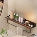 Etagere porte serviette bois