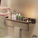 Etagere porte serviette bois