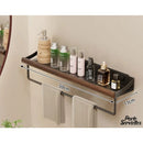 Etagere porte serviette bois