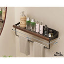 Etagere porte serviette bois