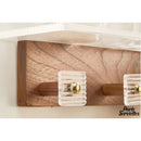 Etagere porte serviette en bois