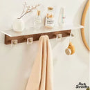 Etagere porte serviette en bois