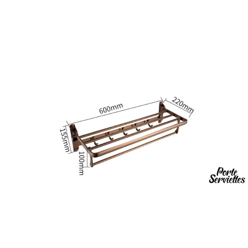 Etagère porte serviettes salle de bain
