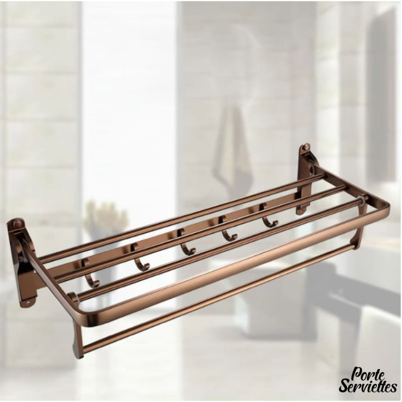 Etagère porte serviettes salle de bain