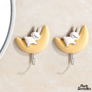 Lapin porte serviette