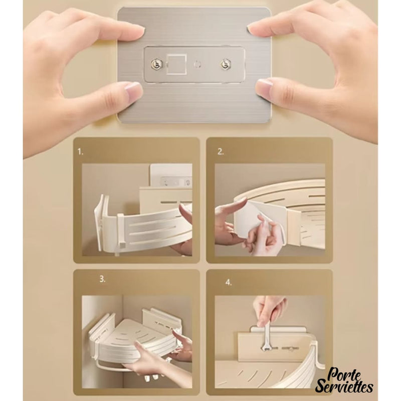 Petit porte serviette adhesif