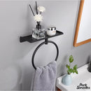 Petit porte serviette mural salle de bain