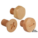 Petit porte serviettes bois salle bain