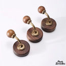 Petit porte serviettes bois salle bain