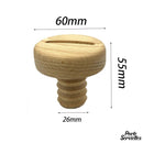 Petit porte serviettes bois salle bain