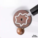 Petit porte serviettes bois salle bain