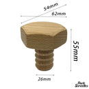 Petit porte serviettes bois salle bain