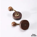 Petit porte serviettes bois salle bain