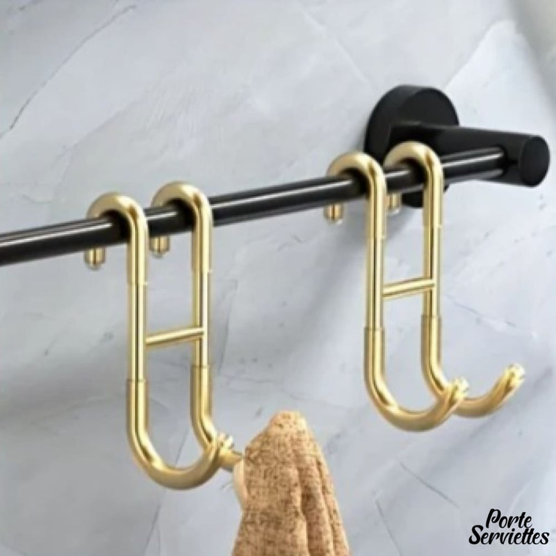 Portant serviette douche original