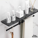 Porte seche serviette en pierre