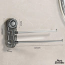 Porte serviette 4 branches a ventouses