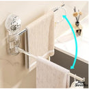 Porte serviette 4 branches a ventouses