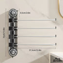 Porte serviette 4 branches a ventouses