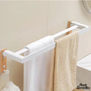 Porte serviette 60cm blanc