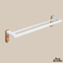 Porte serviette 60cm blanc