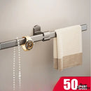 Porte serviette à coller gris