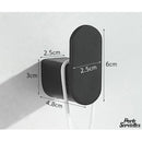 Porte serviette a fixer noir