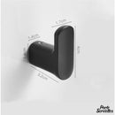 Porte serviette a fixer noir