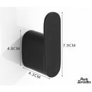 Porte serviette a fixer noir