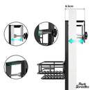 Porte serviette a fixer sur paroi de douche