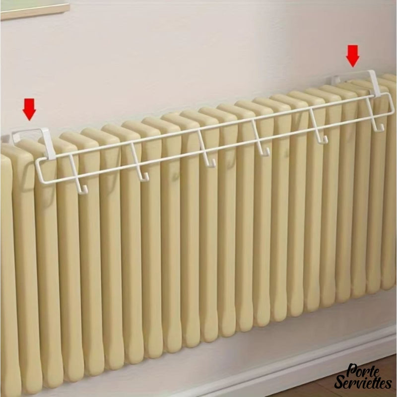 Porte serviette a fixer sur radiateur