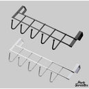 Porte serviette a suspendre noir ou chromé