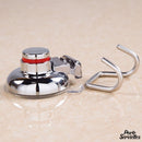 Porte serviette a ventouse pour vitre douche